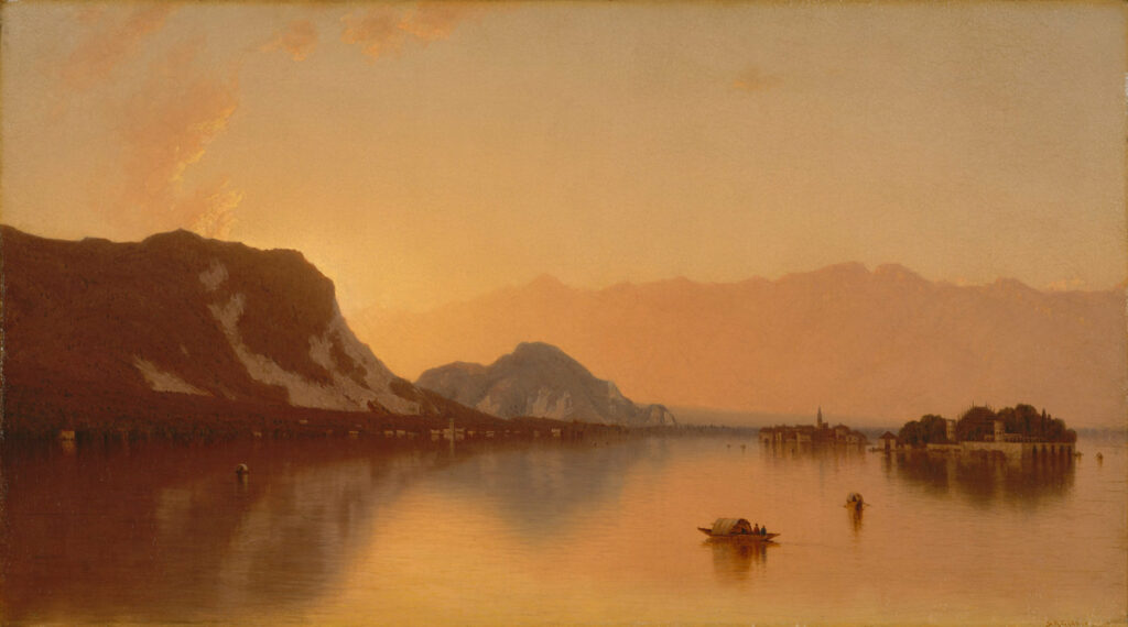 Isola Bella In Lago Maggiore, by Sanford Robinson Gifford (1823–80), published under Creative Commons.